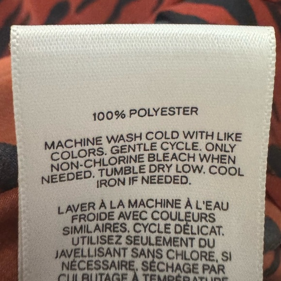 Express zebra print squareneck ruffle mini dress Size XL - Picture 5 of 5